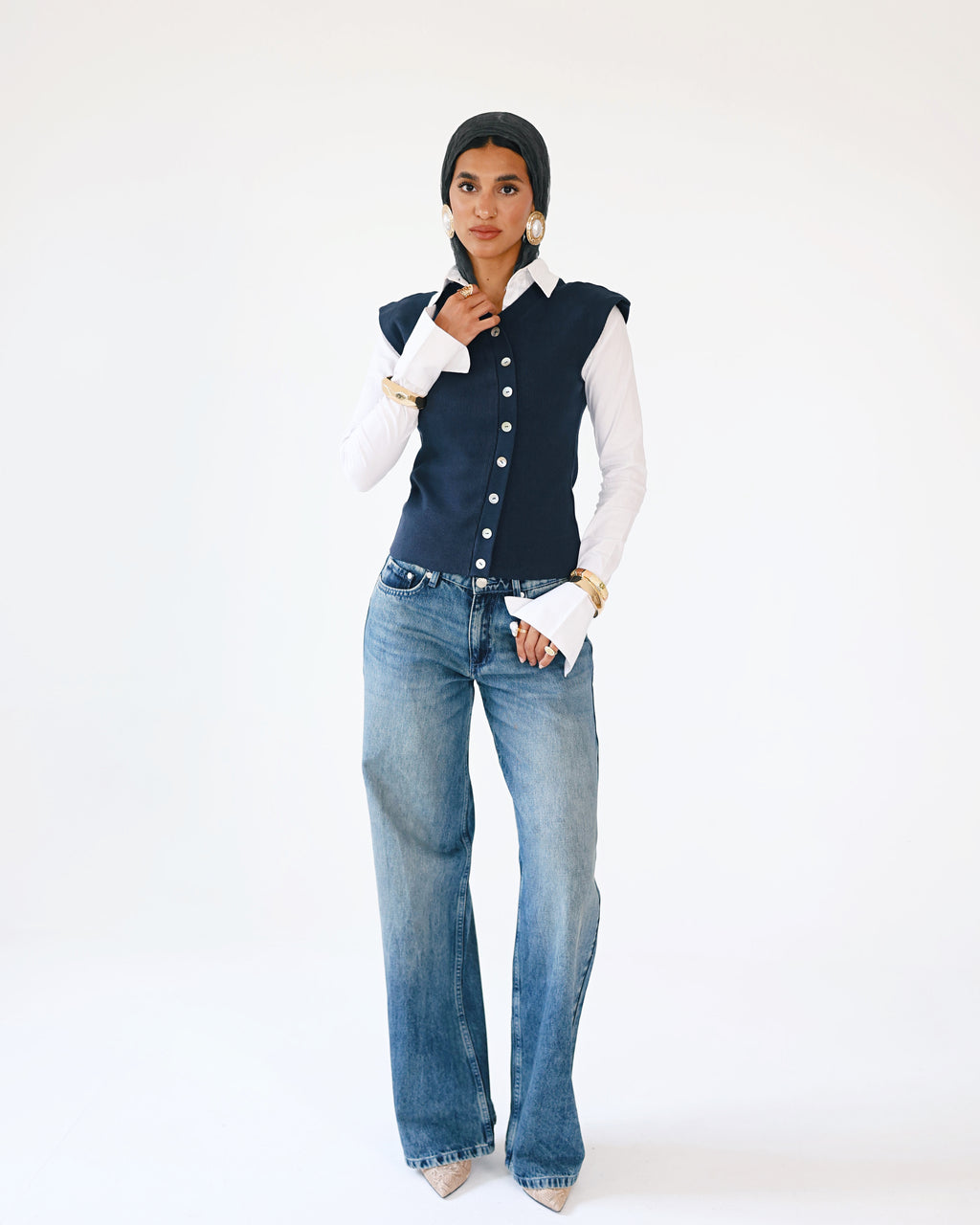 Column Top – Navy